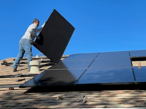 Solarpanel Installation